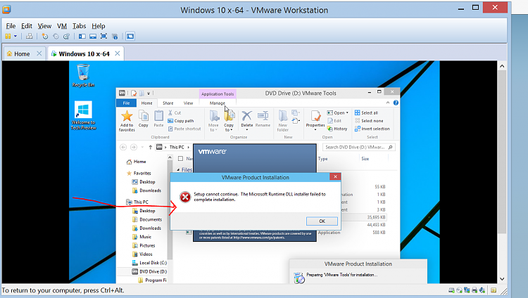 vmware workstation 15 windows 10